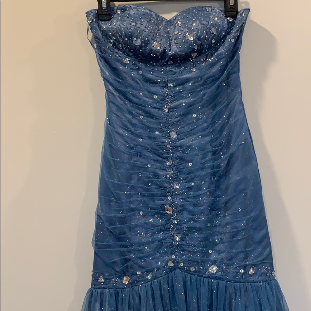 Blue Prom dress